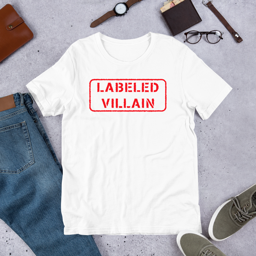 Labeled Villain Stamp