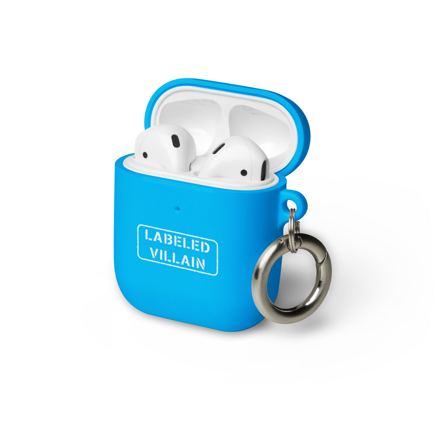 Labeled Villain (White) AirPods case