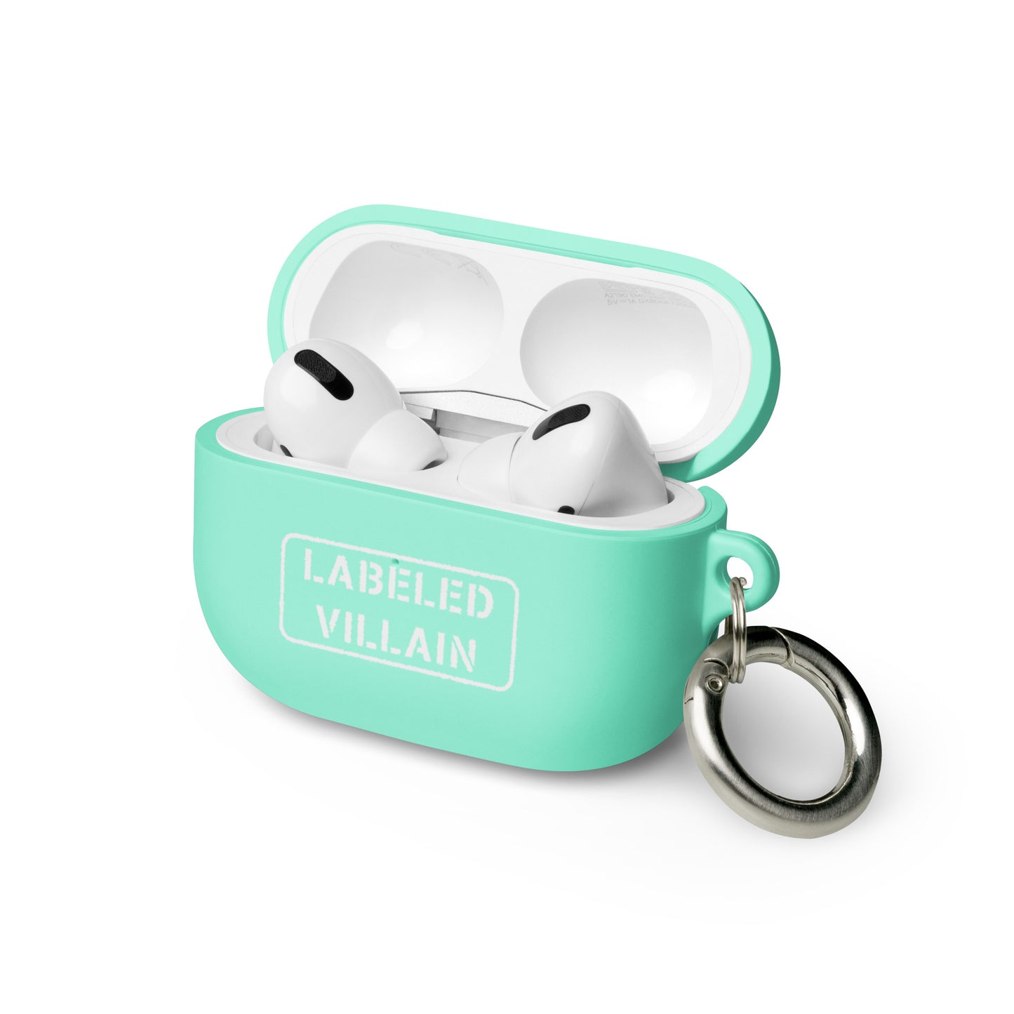 Labeled Villain (White) AirPods case