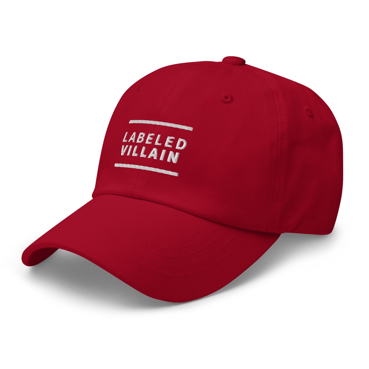 Labeled Villain Dad hat (2 lines)