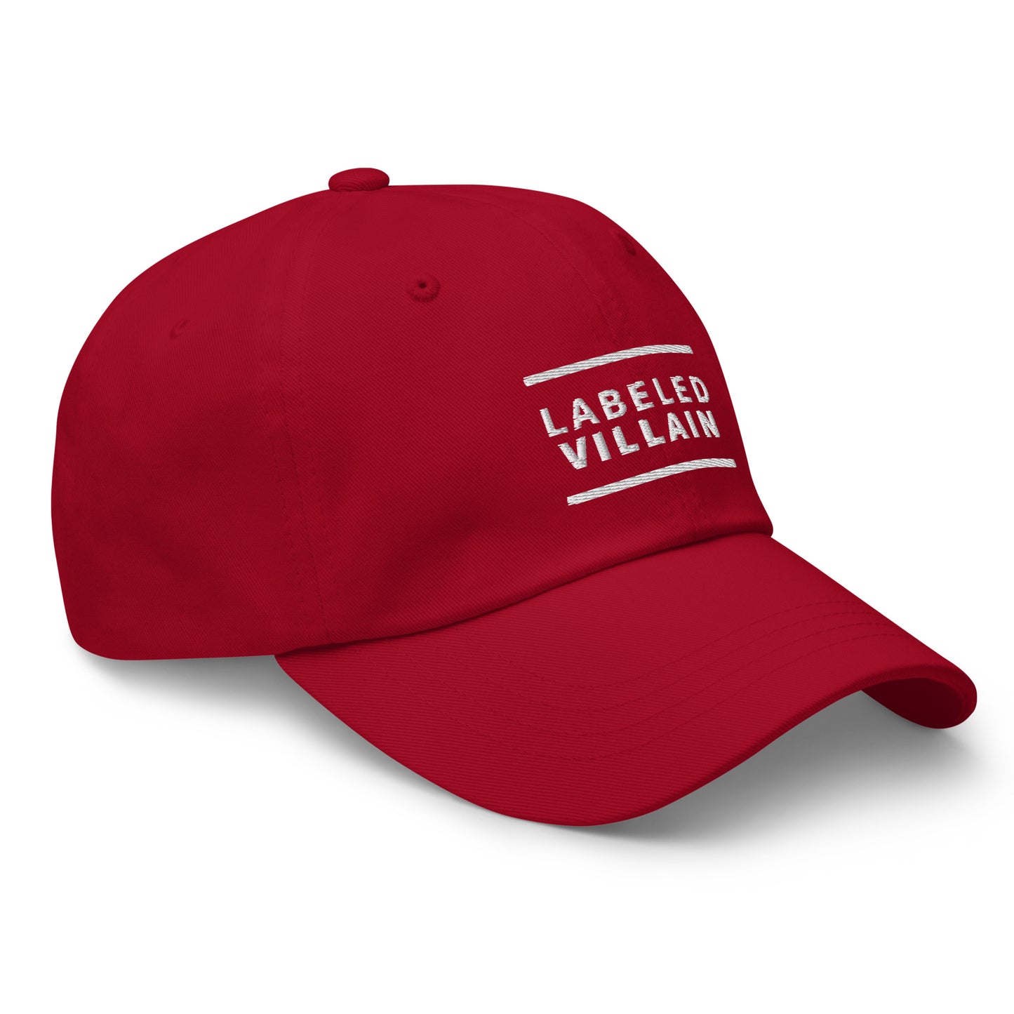 Labeled Villain Dad hat (2 lines)