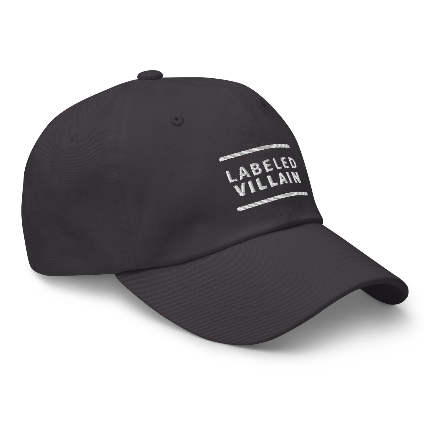 Labeled Villain Dad hat (2 lines)