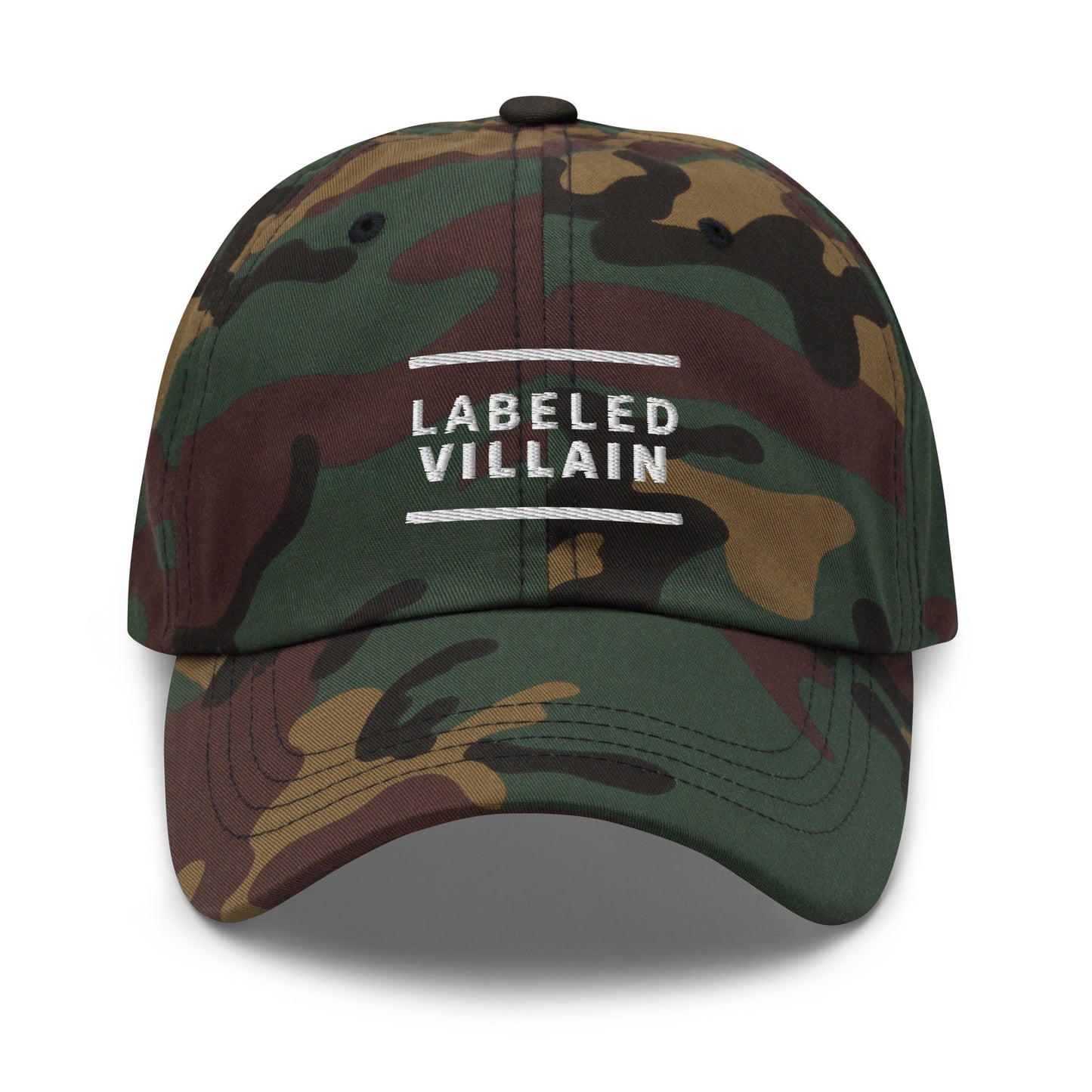 Labeled Villain Dad hat (2 lines)