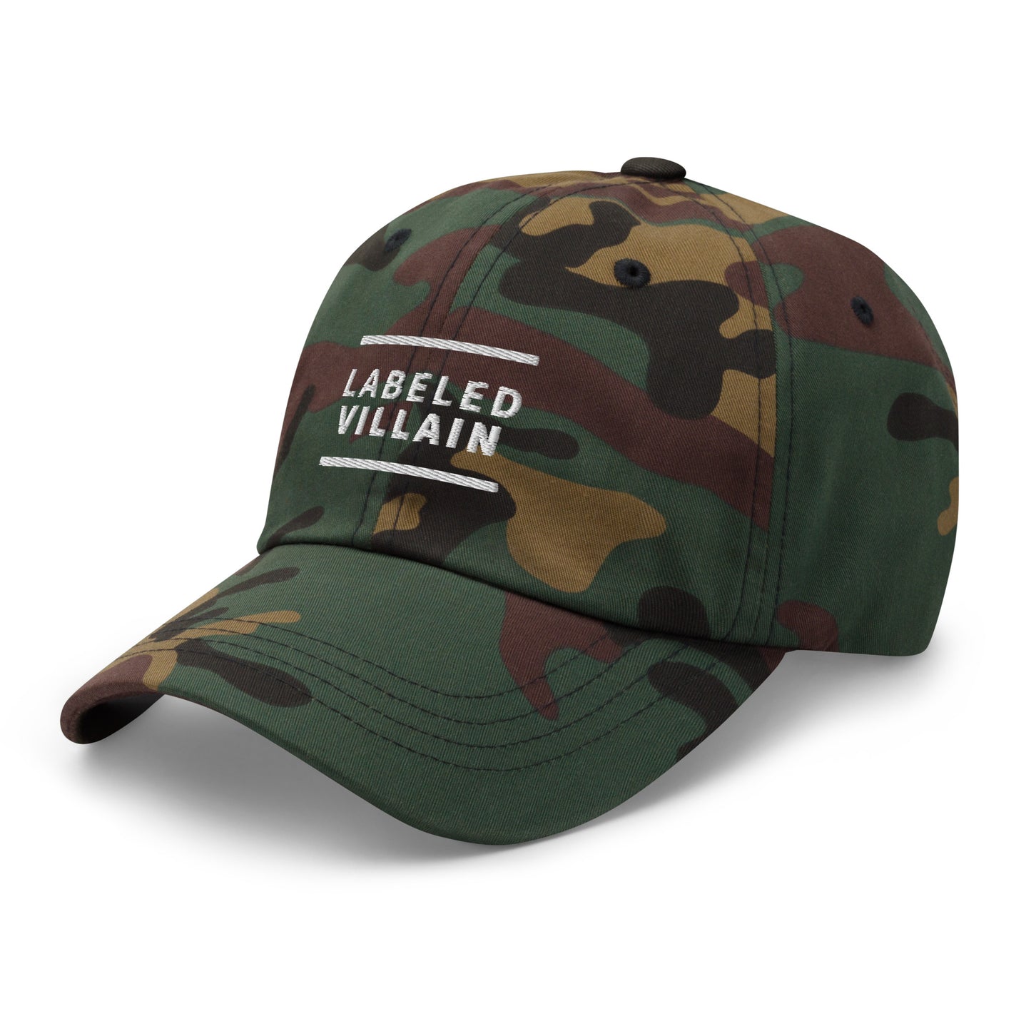 Labeled Villain Dad hat (2 lines)