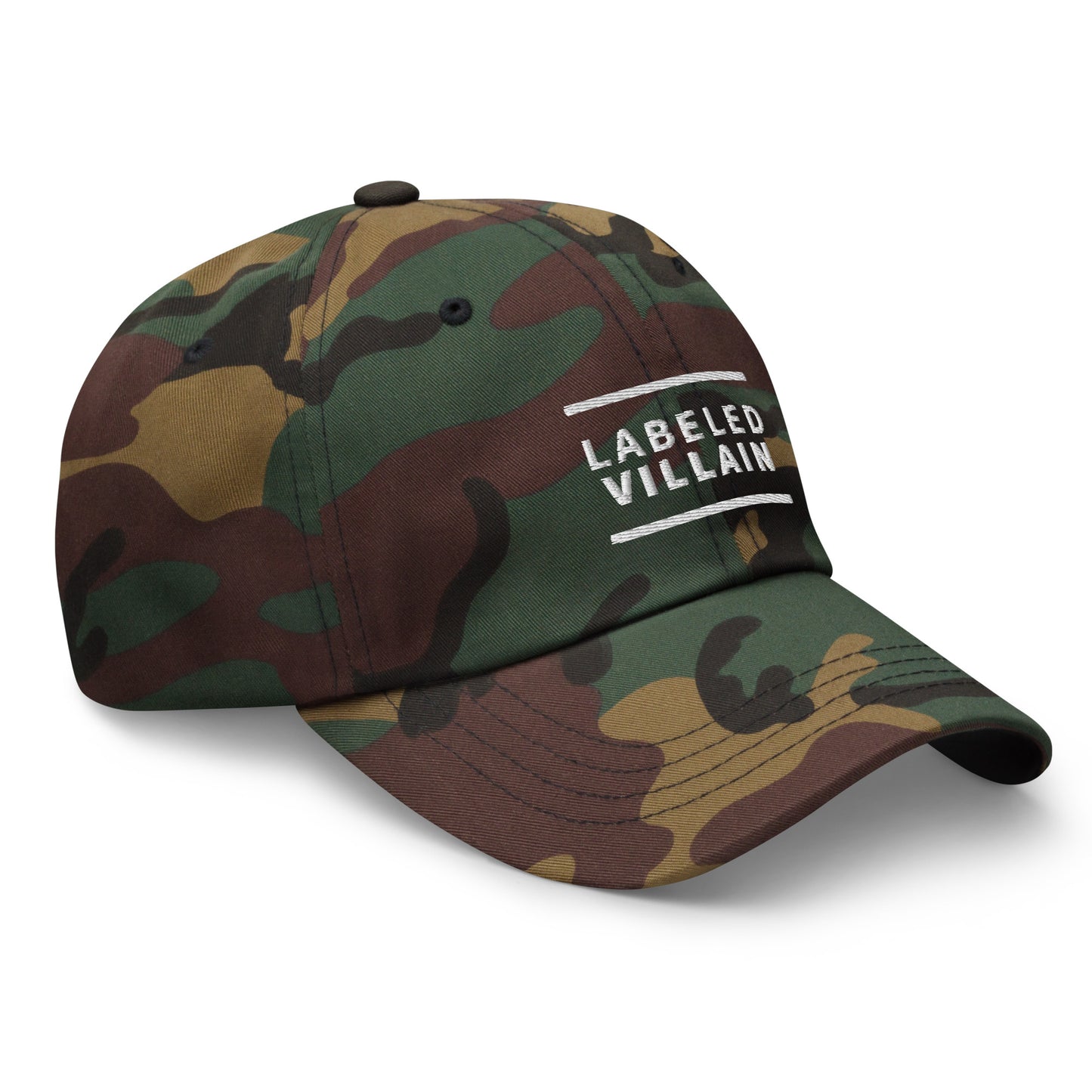 Labeled Villain Dad hat (2 lines)