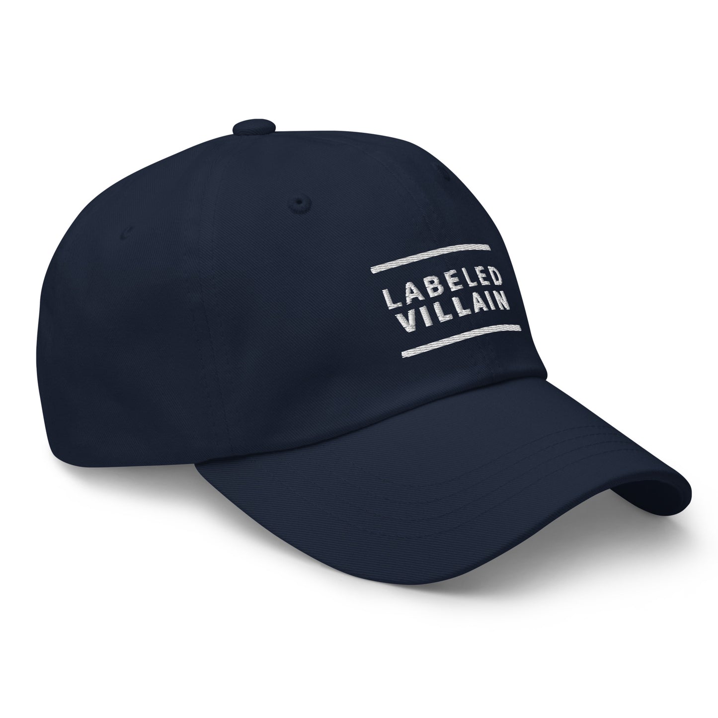 Labeled Villain Dad hat (2 lines)