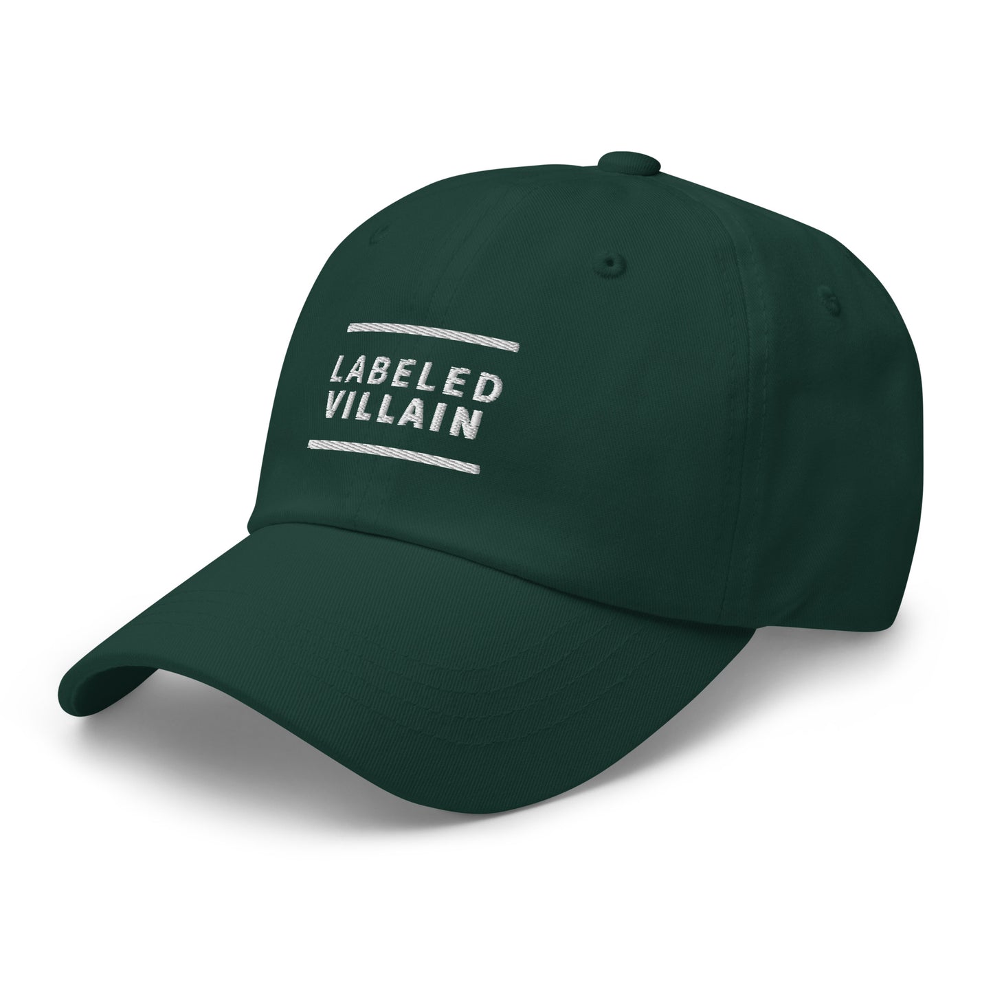 Labeled Villain Dad hat (2 lines)