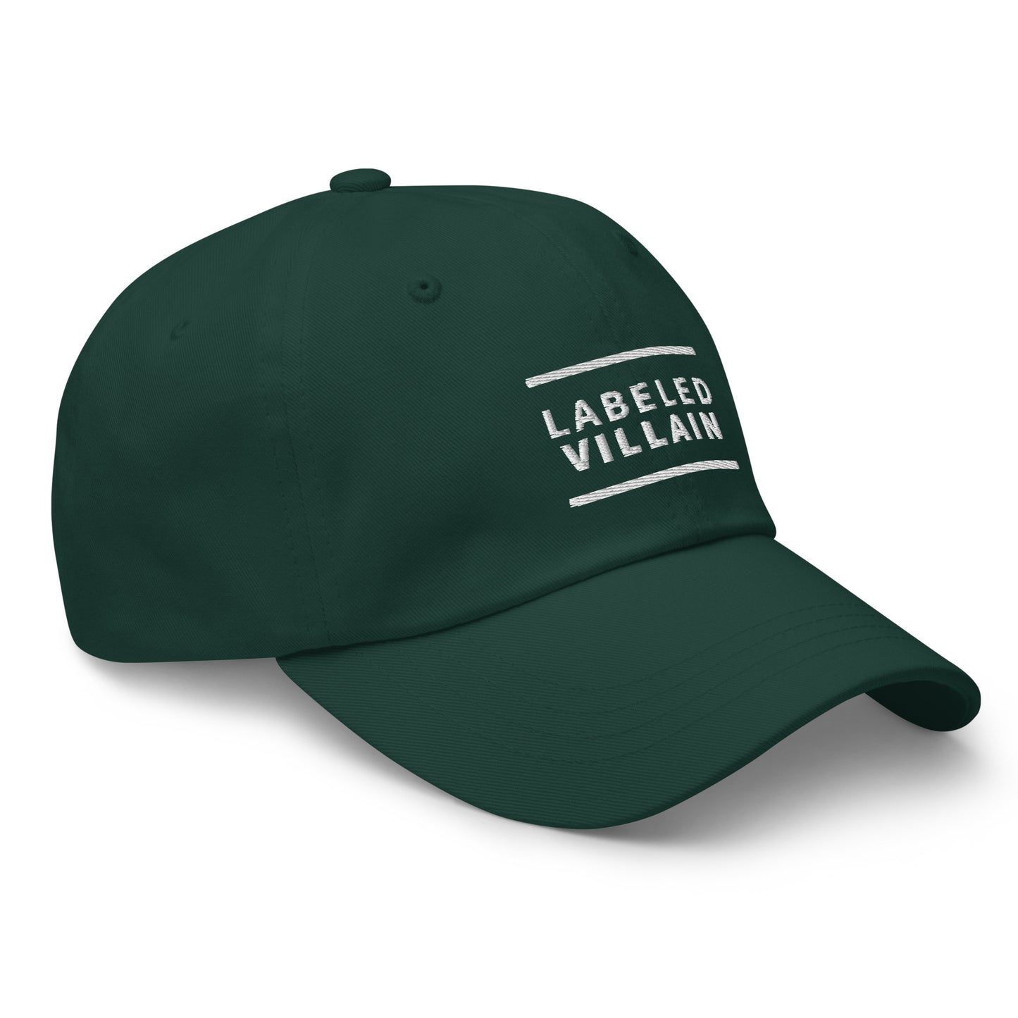 Labeled Villain Dad hat (2 lines)