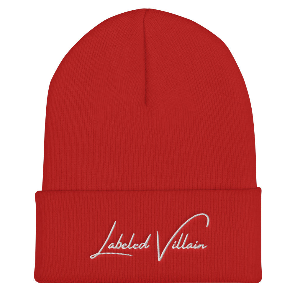 Labeled Villain (Signature) Cuffed Beanie