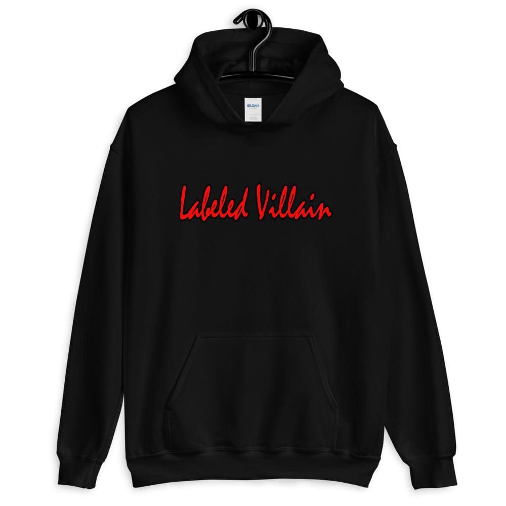 Fancy Labeled Villain Hoodie - Black / S - Hoodies