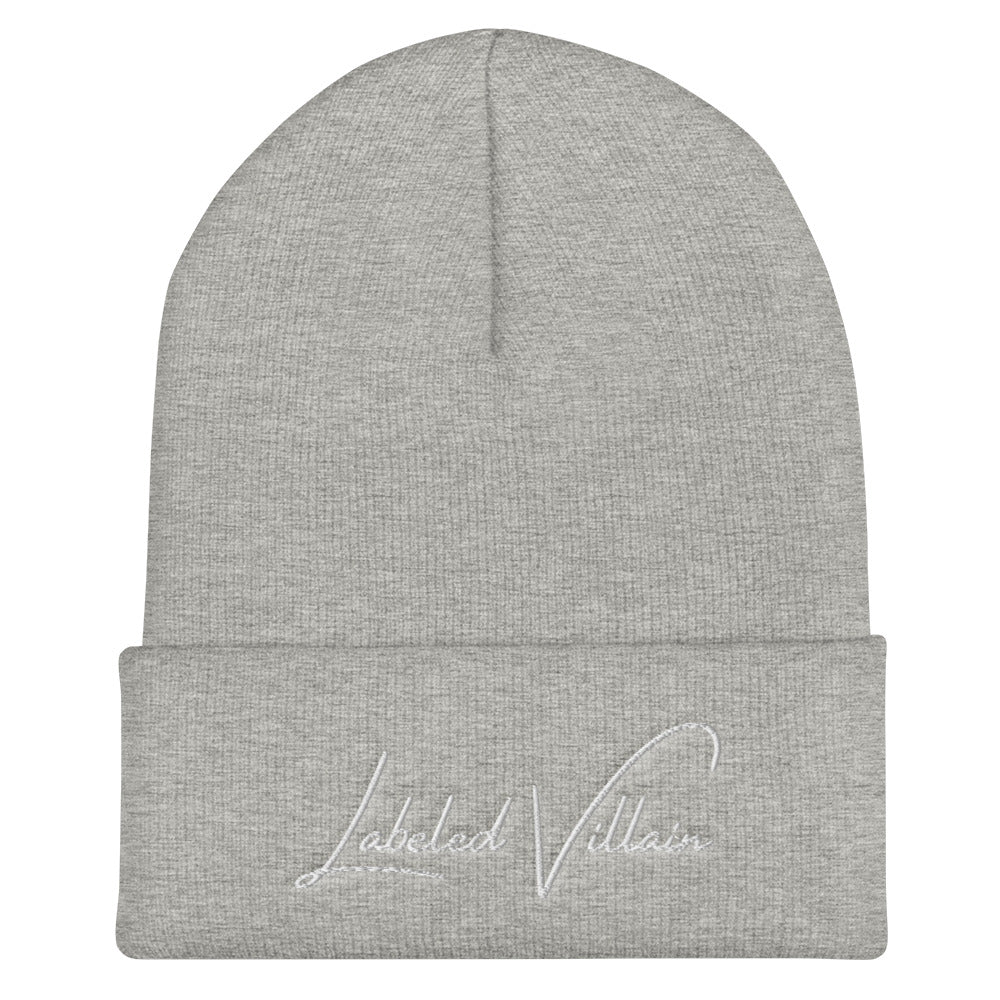 Labeled Villain Signature Cuffed Beanie