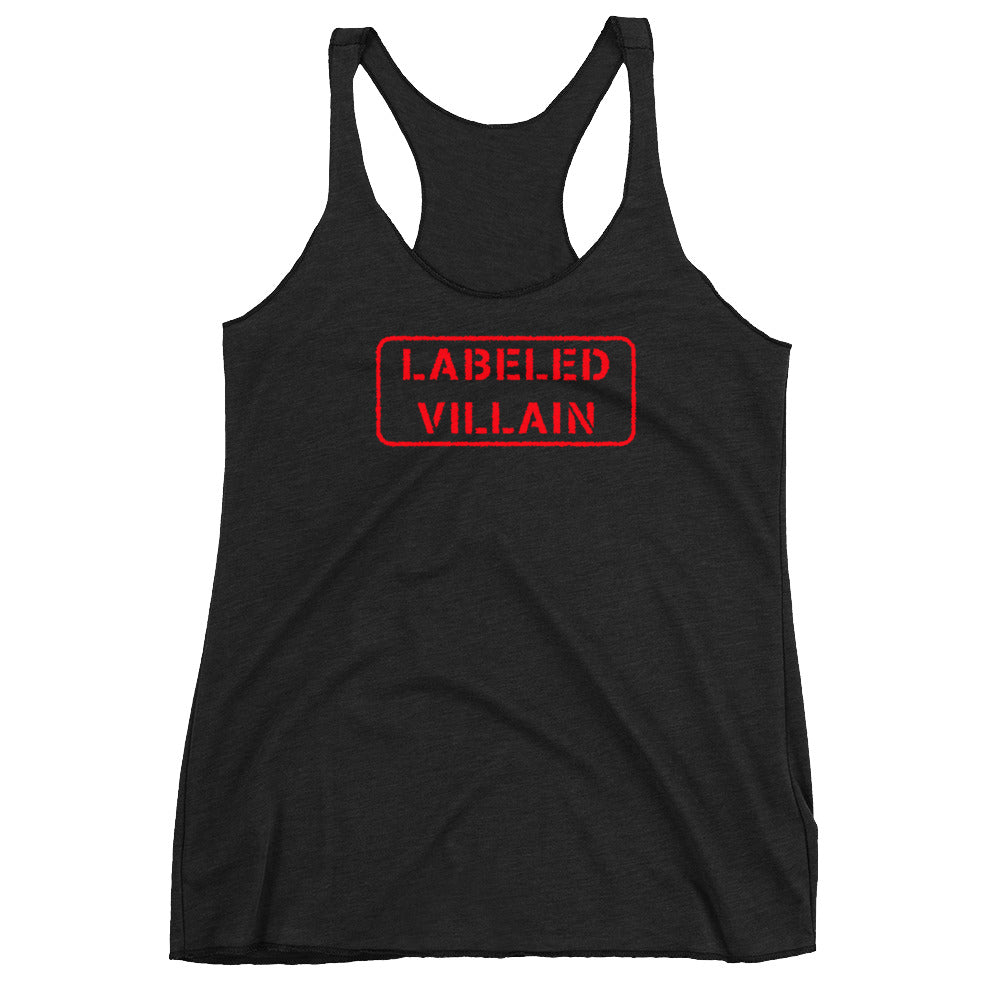 Labeled Villain Racerback Tank (Red Stamp)