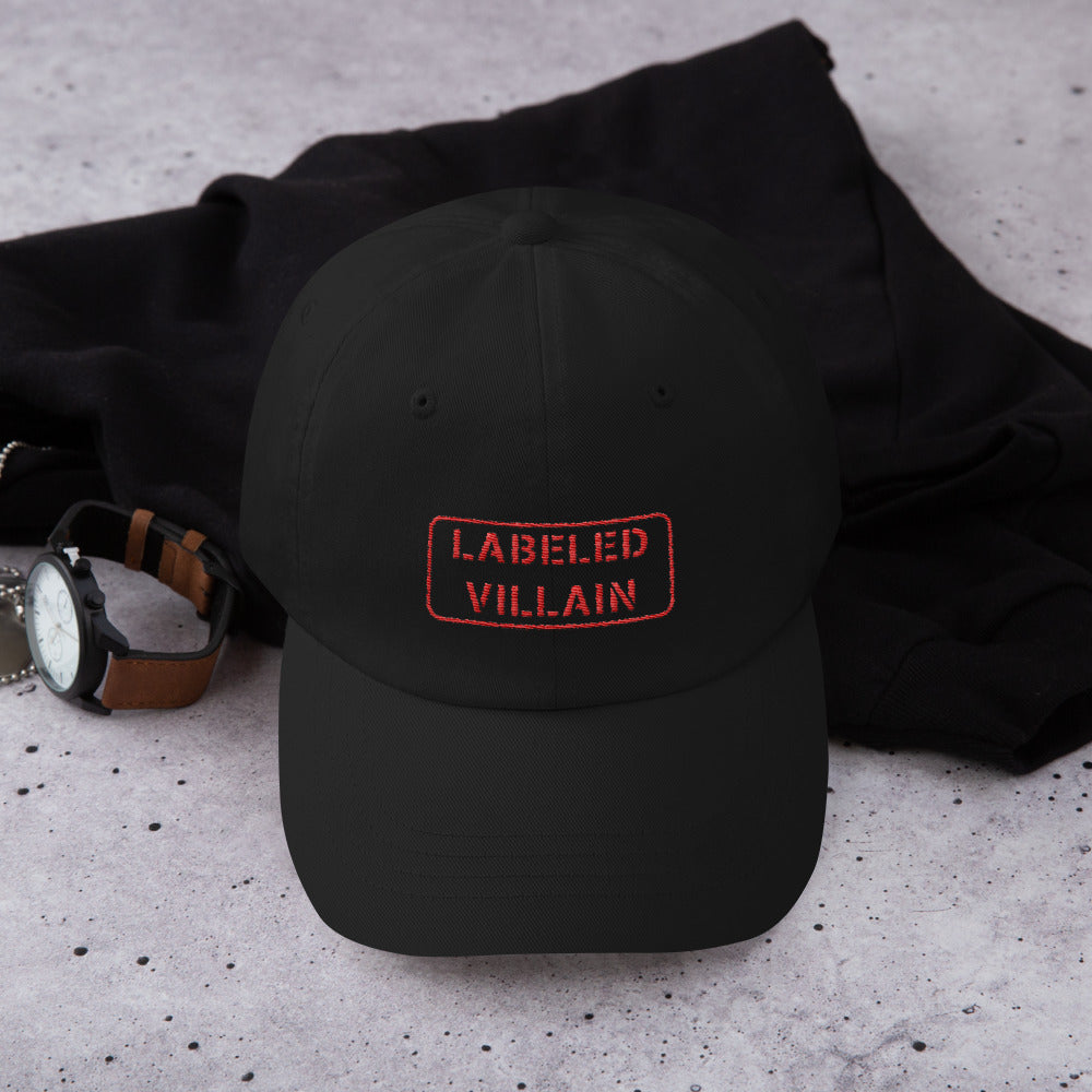 Labeled Villain Dad hat