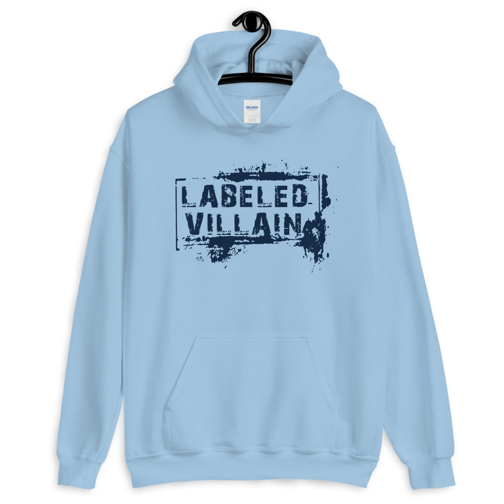 Labeled Villain Hoodie (Splash Blue)