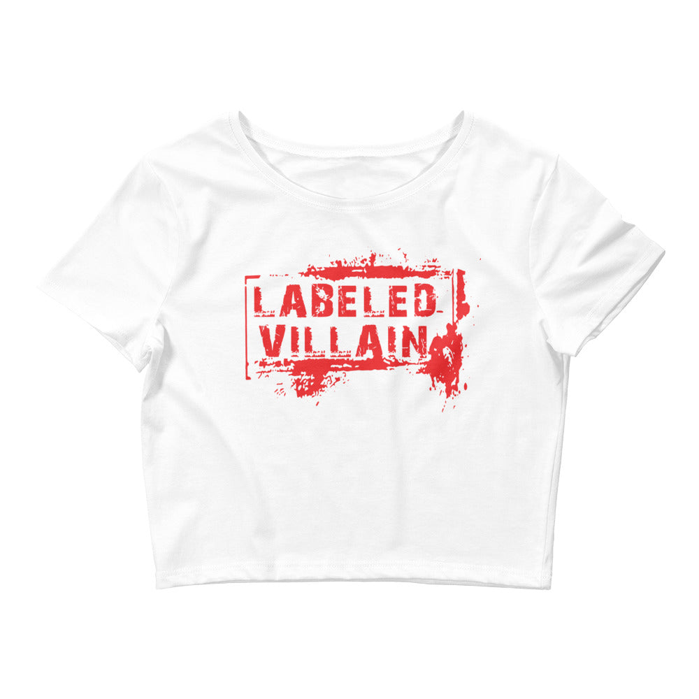 Labeled Villain Crop Tee (Splash)