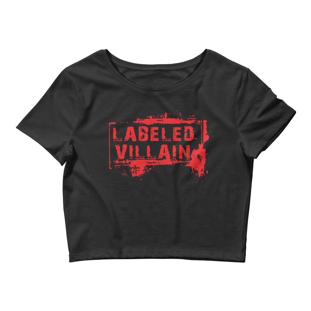Labeled Villain Crop Tee (Splash)