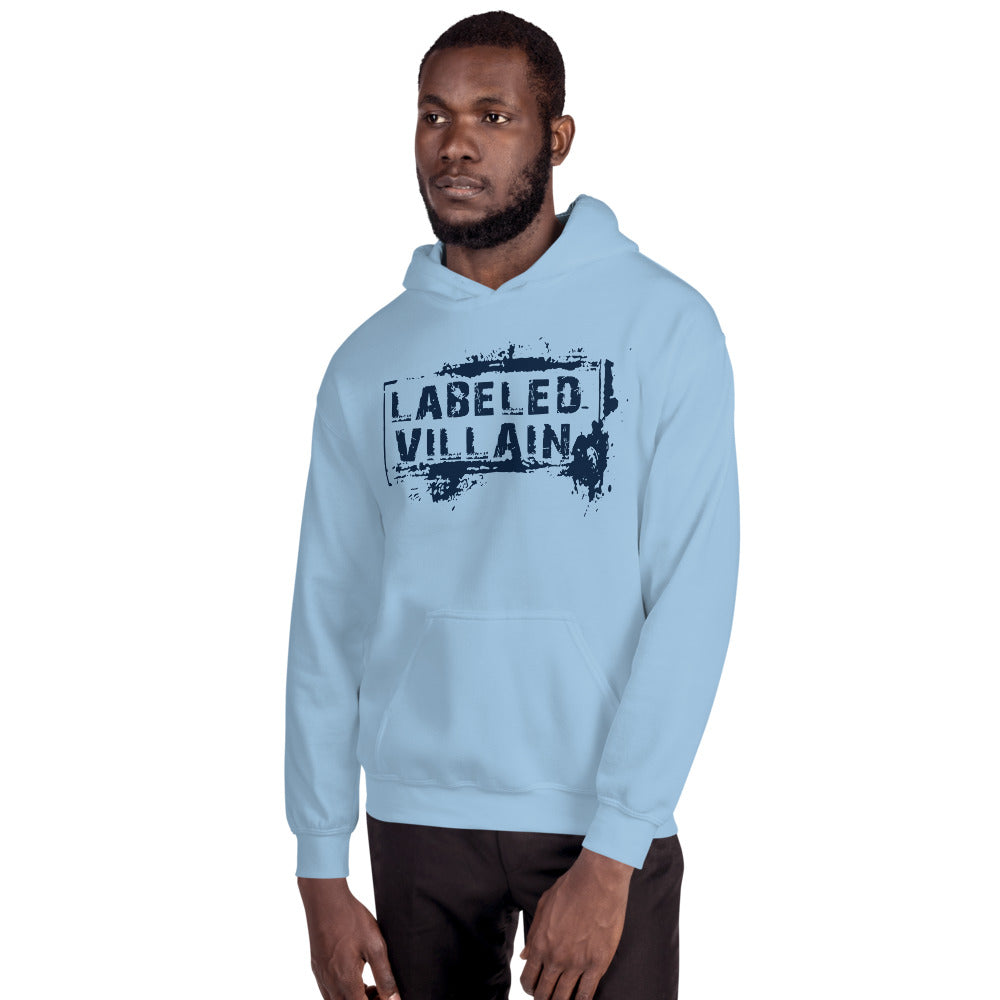 Labeled Villain Hoodie (Splash Blue)
