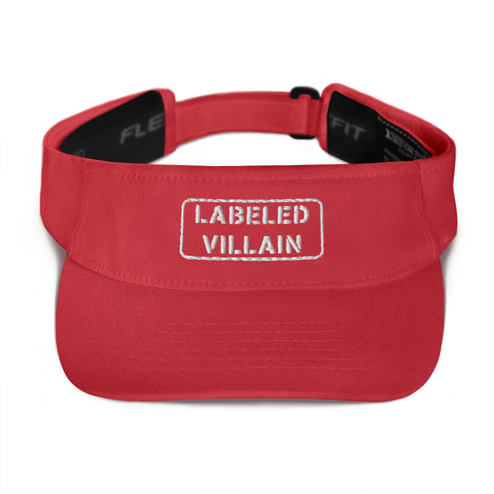 Labeled Villain Visor (White Stamp)