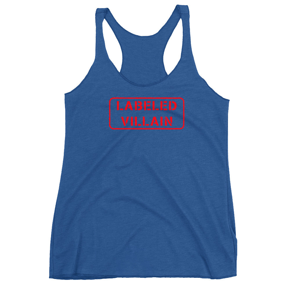 Labeled Villain Racerback Tank (Red Stamp)