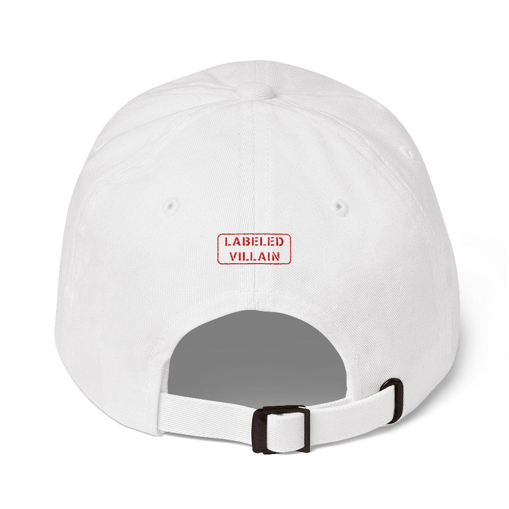 Labeled Villain Dad hat