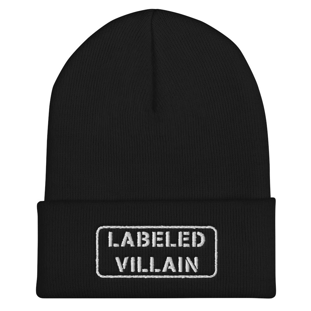 Labeled Villain Beanie