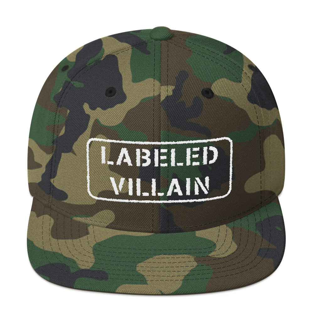 Labeled Villain Snapback (White Stamp)
