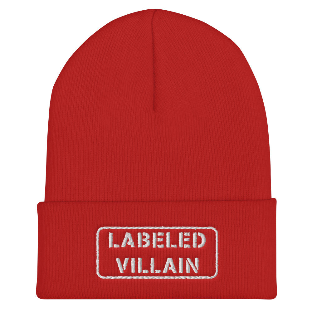 Labeled Villain Beanie
