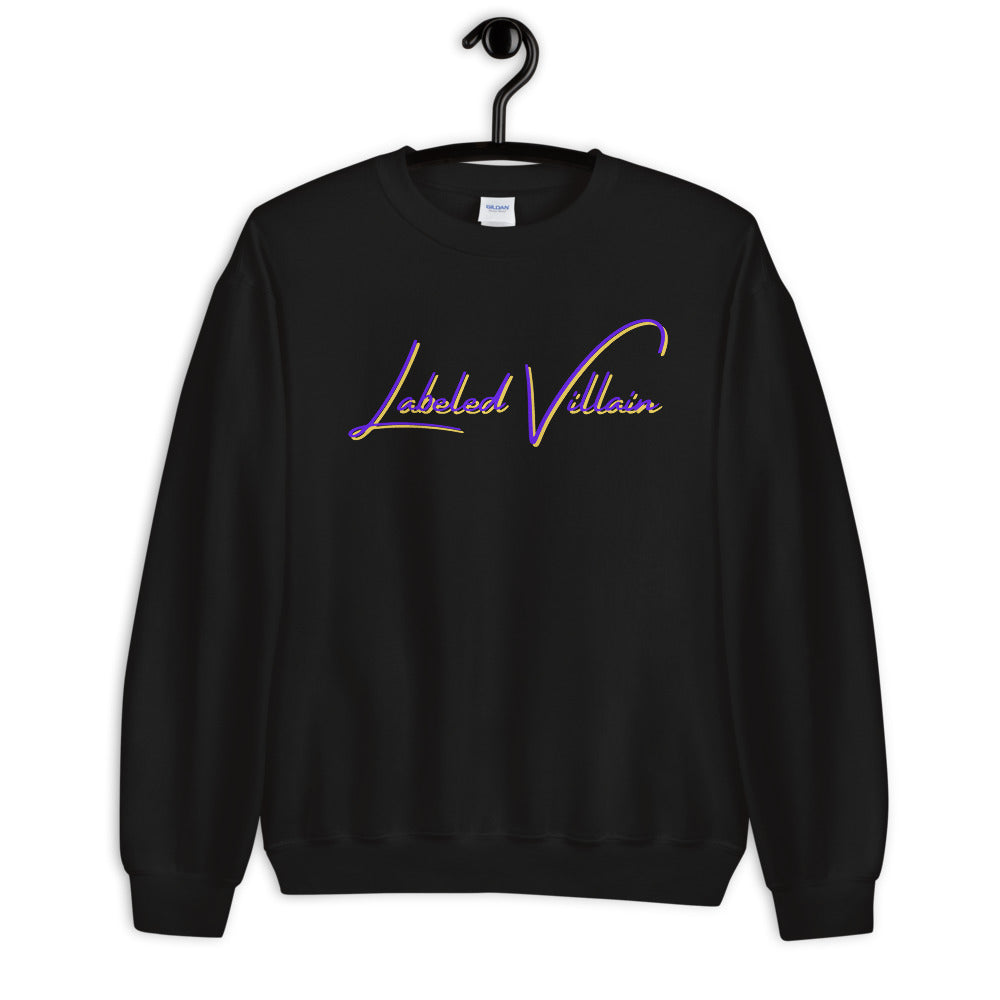 Labeled Villain (Purple Signature) Sweatshirt