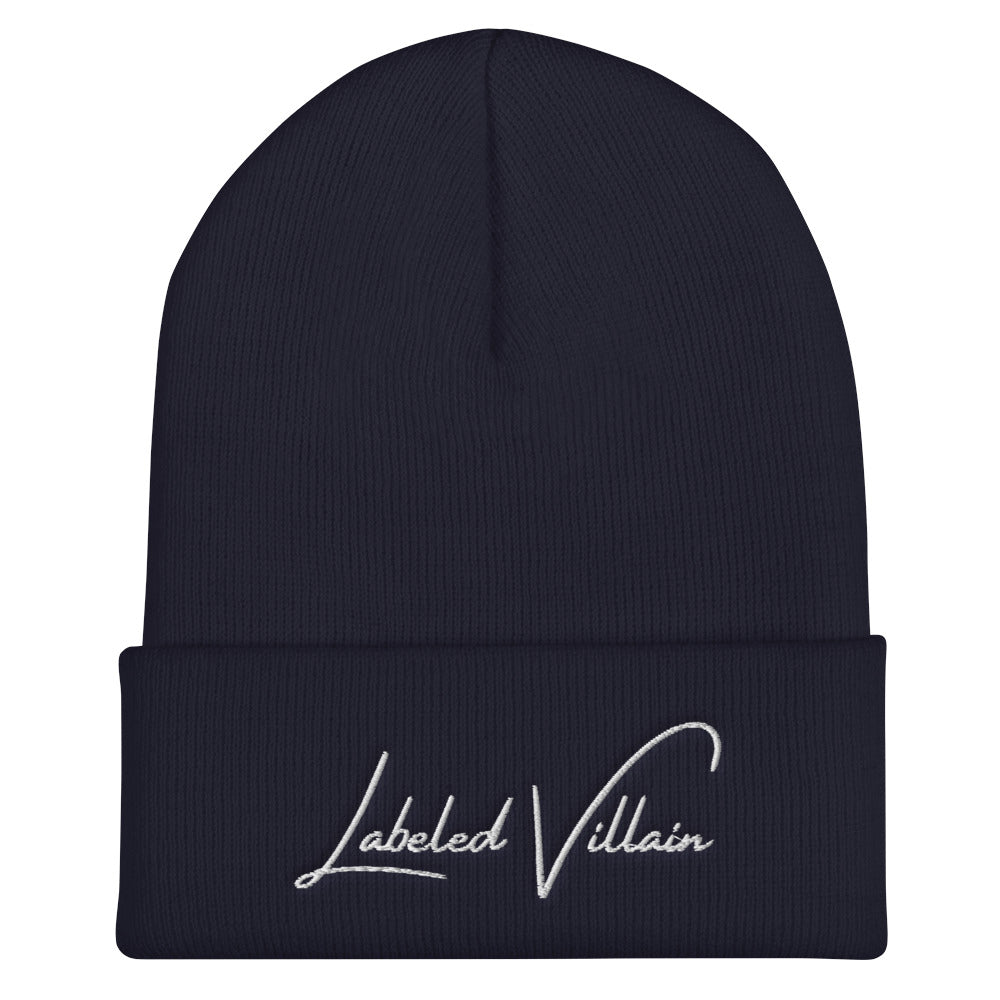 Labeled Villain Signature Cuffed Beanie