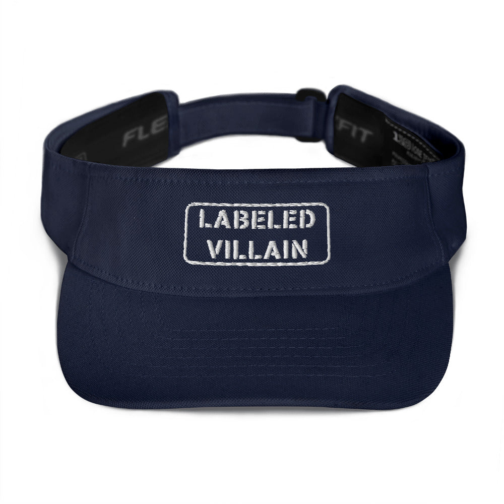Labeled Villain Visor (White Stamp)
