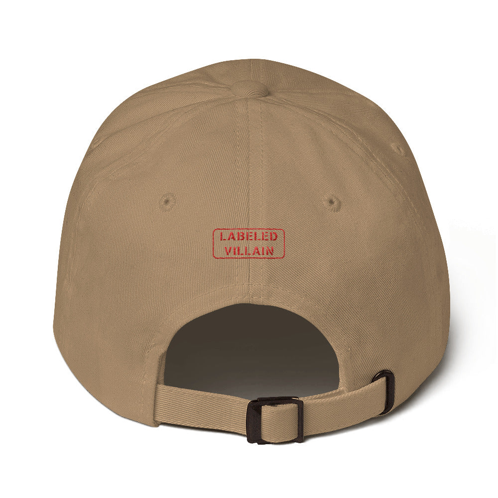 Labeled Villain Dad hat