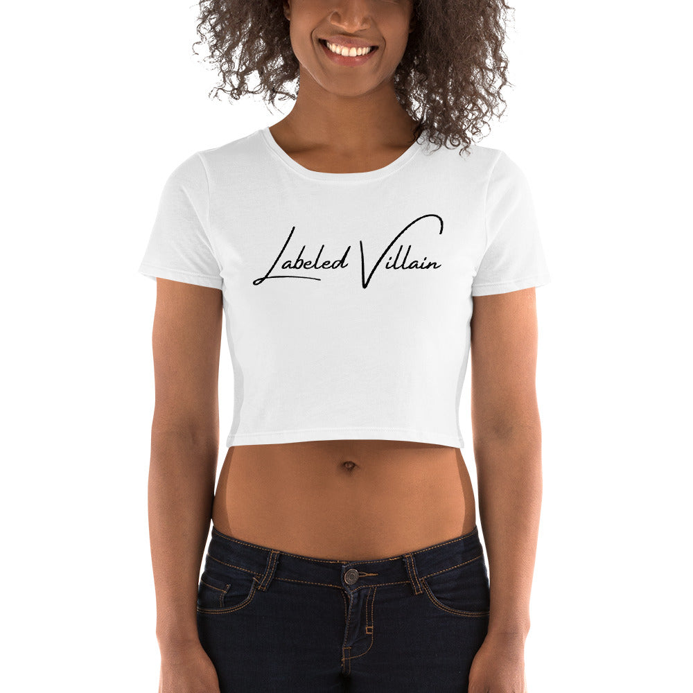 Labeled Villain (Signature) Crop Tee