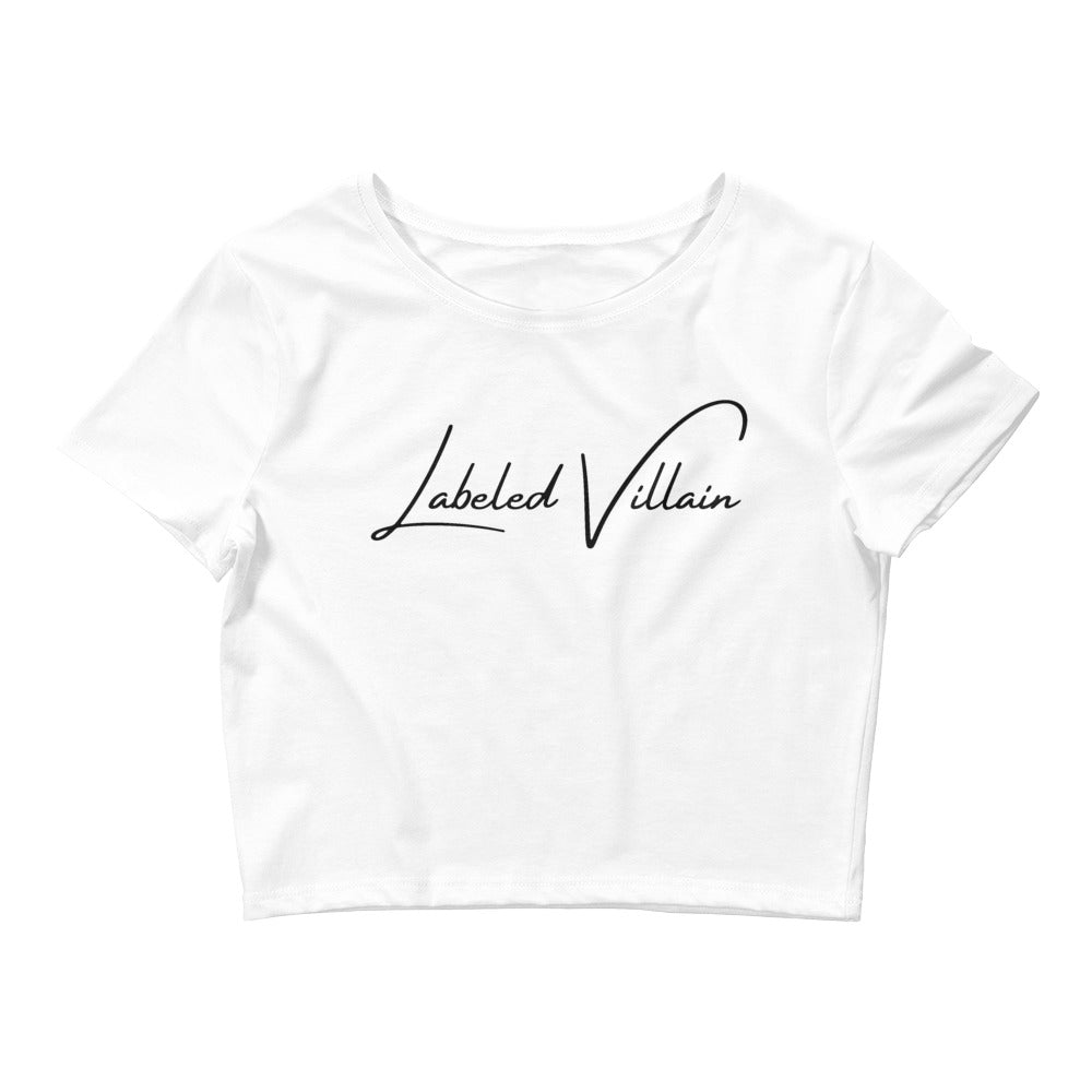 Labeled Villain (Signature) Crop Tee