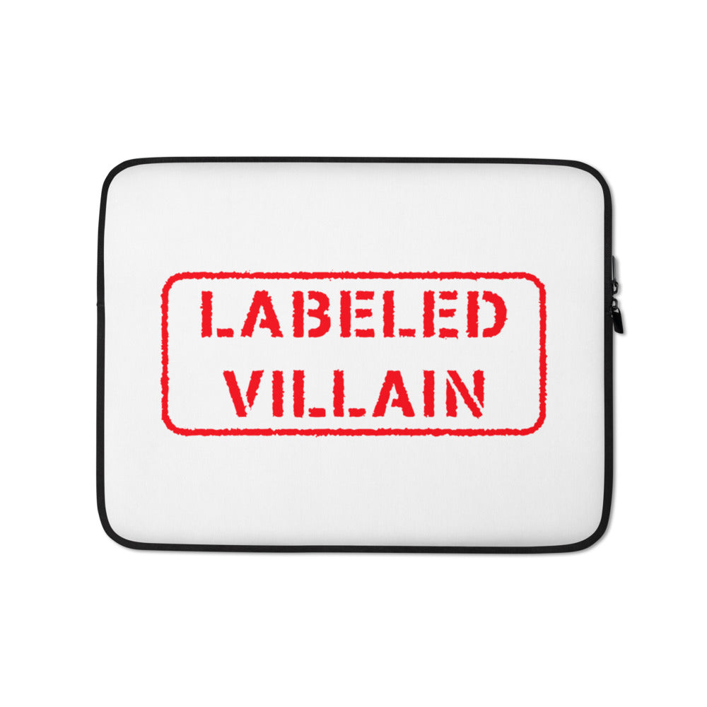 Labeled Villain Laptop Sleeve