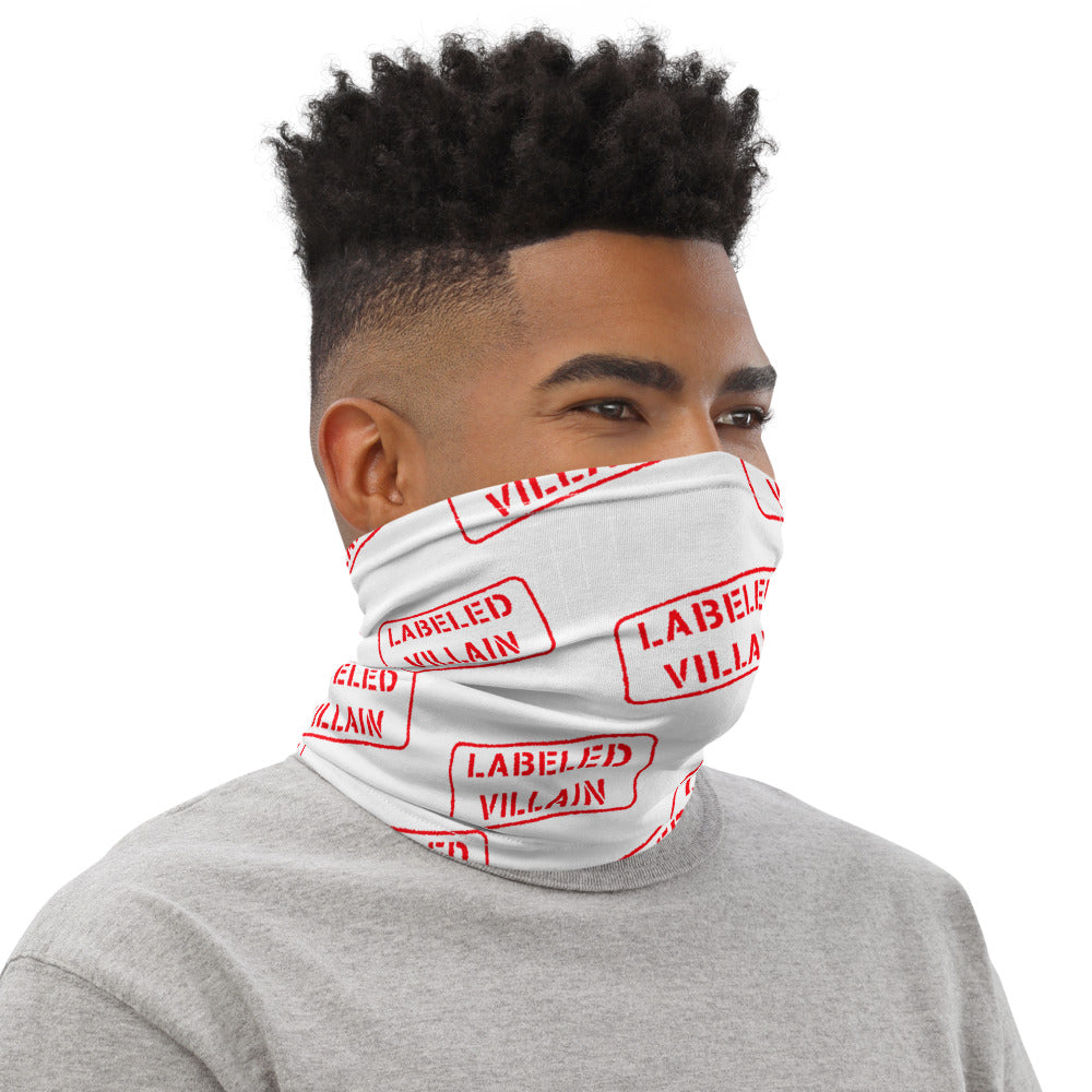 Labeled Villain Neck Gaiter