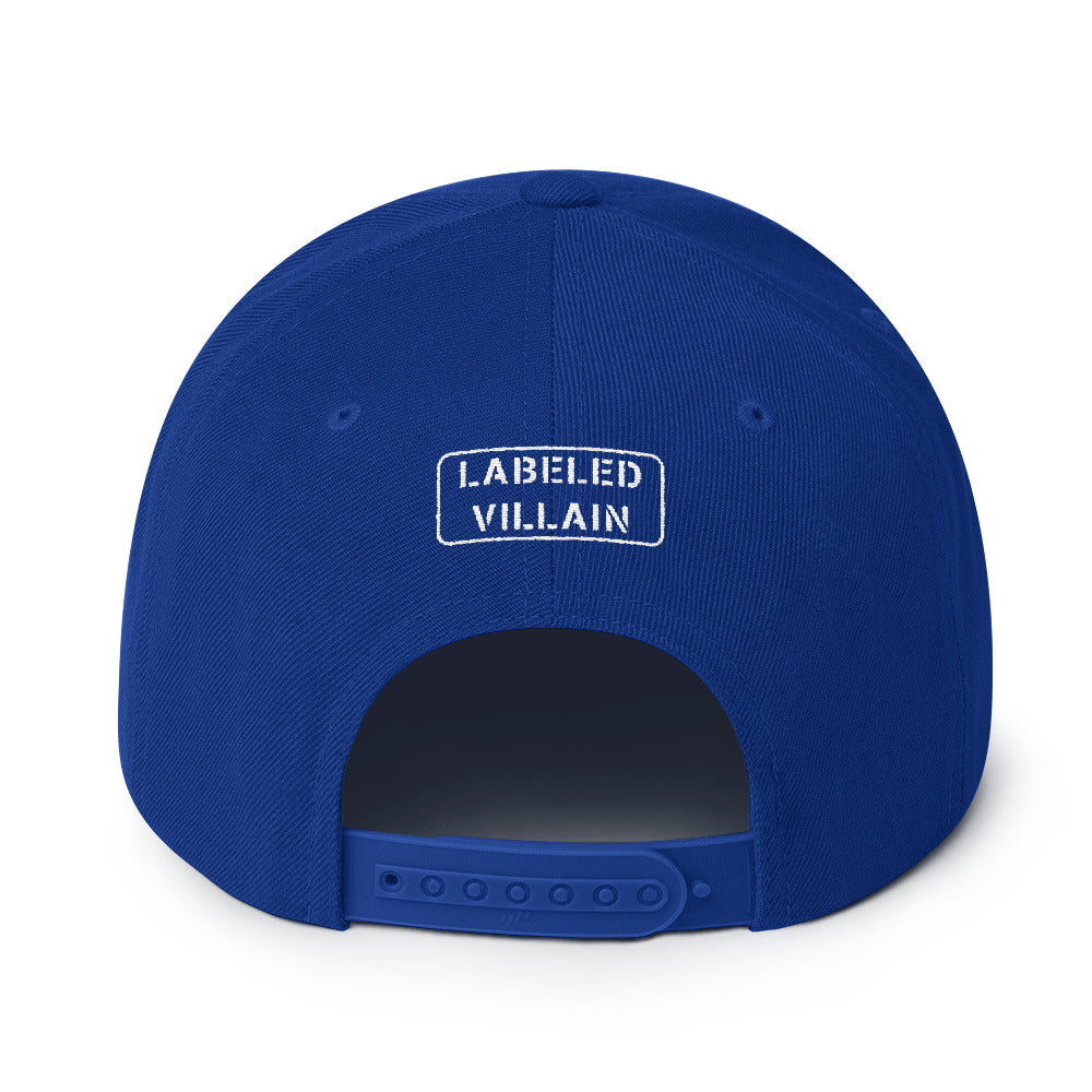 Labeled Villain Snapback (White Stamp)