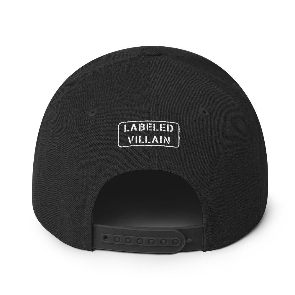 Labeled Villain Snapback (White Stamp)
