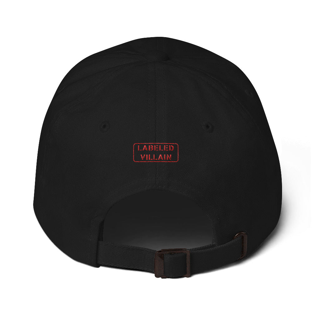 Labeled Villain Dad hat