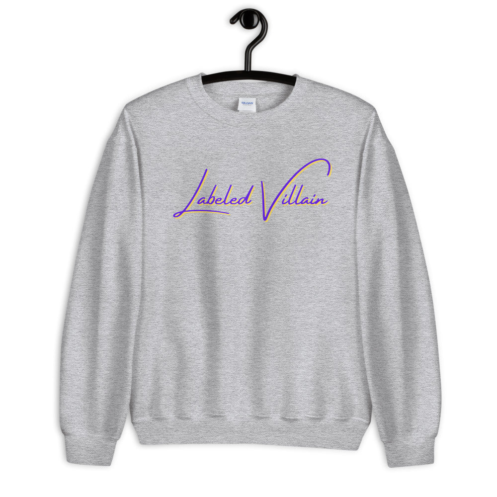 Labeled Villain (Purple Signature) Sweatshirt