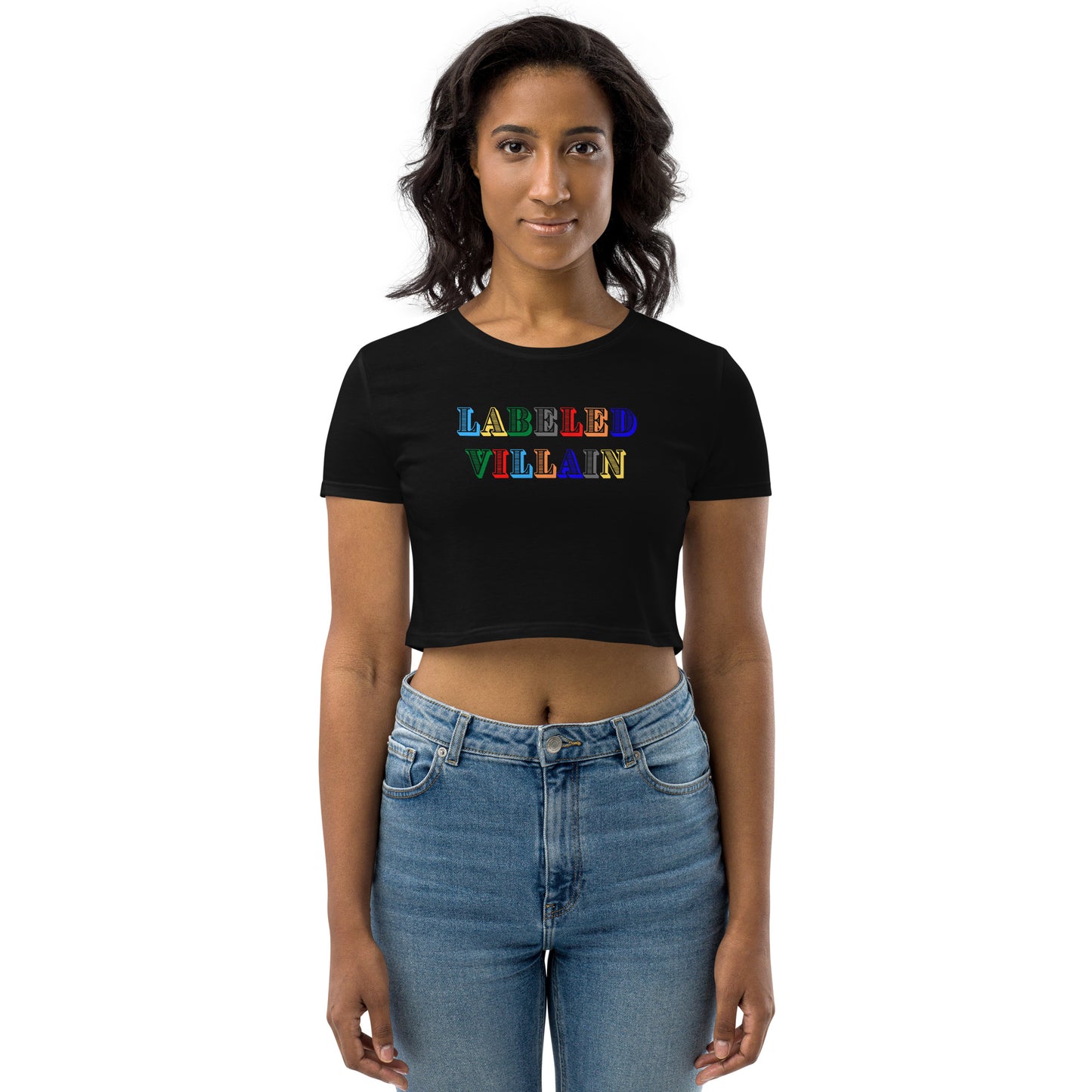 Labeled Villain Multi Crop Top