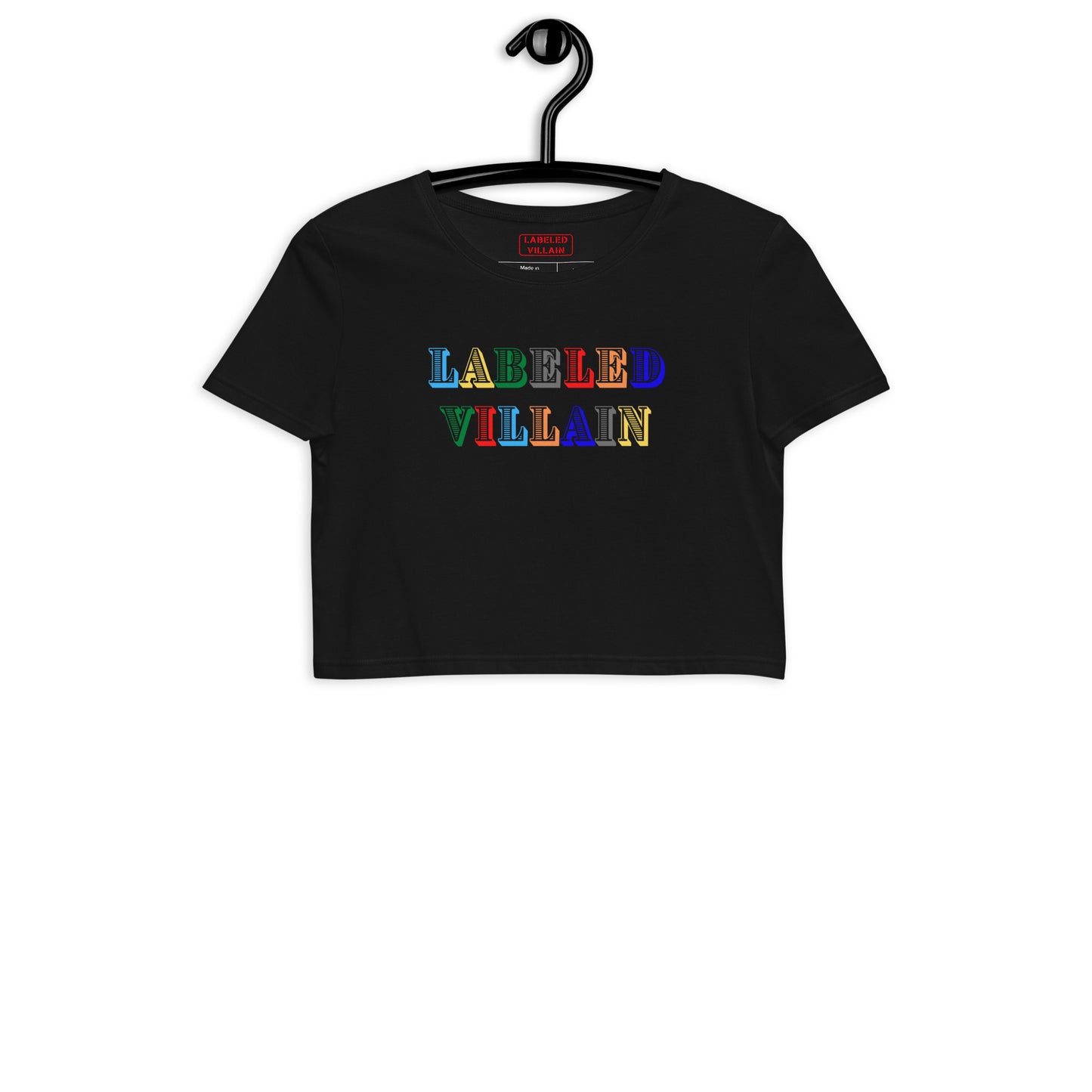 Labeled Villain Multi Crop Top