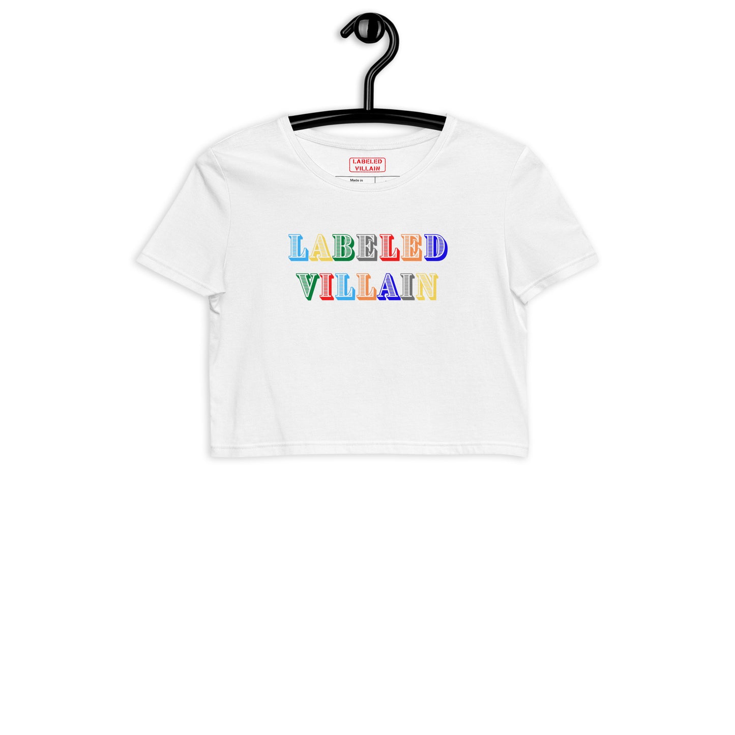 Labeled Villain Multi Crop Top