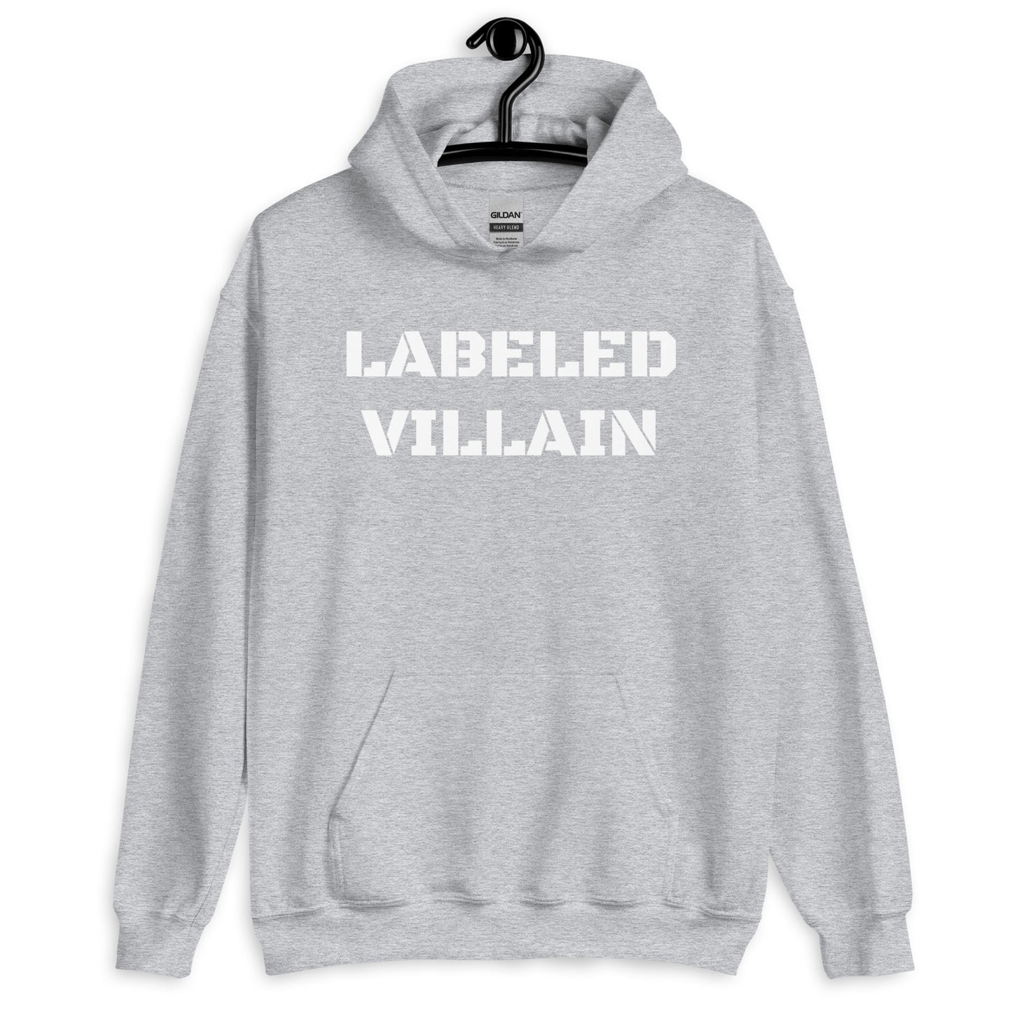 Labeled Villain (Stencil) Hoodie