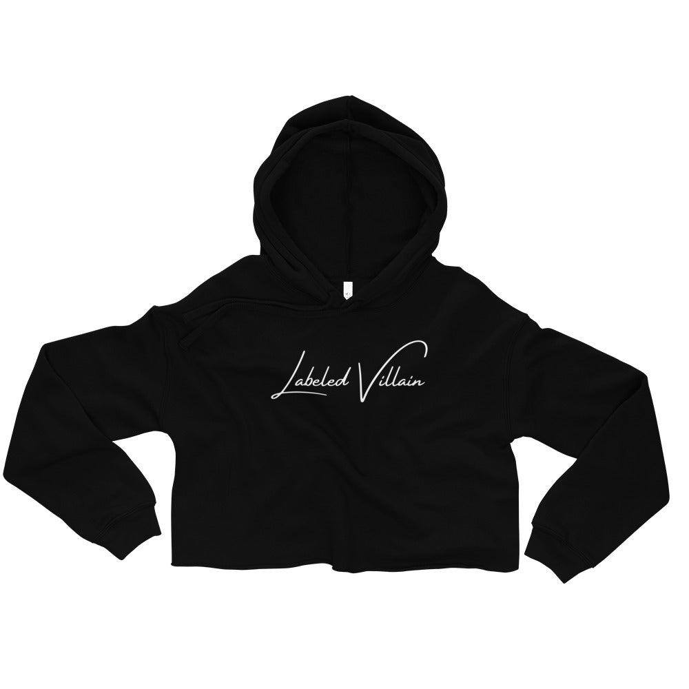 Labeled Villain (Signature) Crop Hoodie