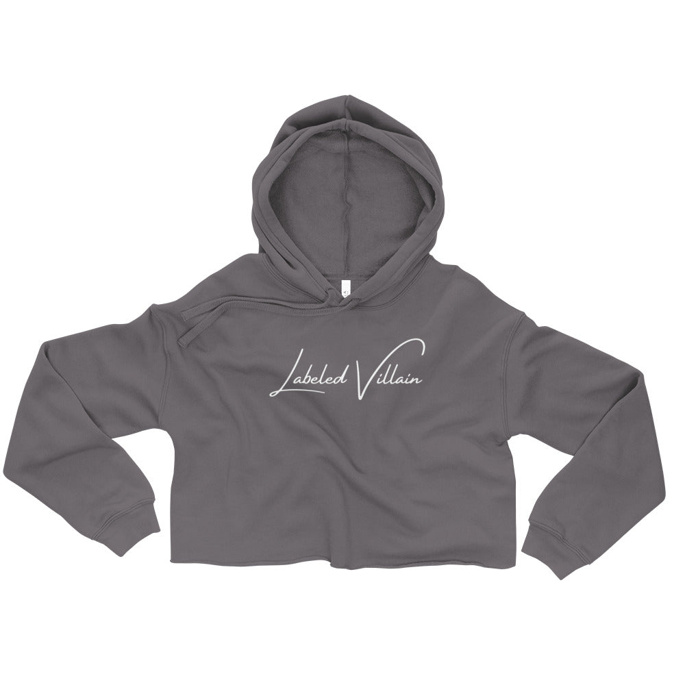 Labeled Villain (Signature) Crop Hoodie
