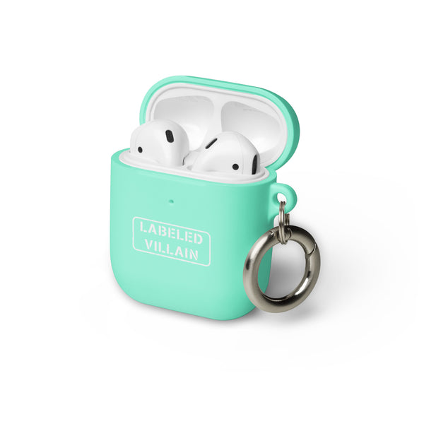 Labeled Villain (White) AirPods case