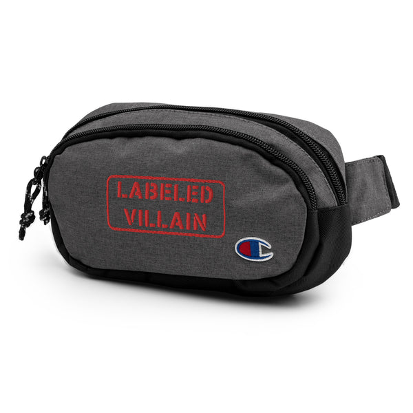 Labeled Villain Champion fanny pack