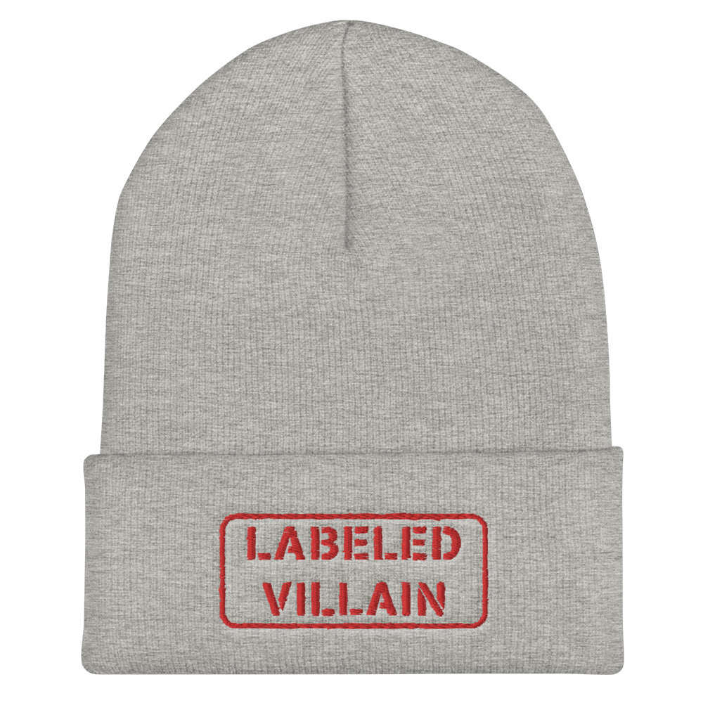 Labeled Villain Beanie