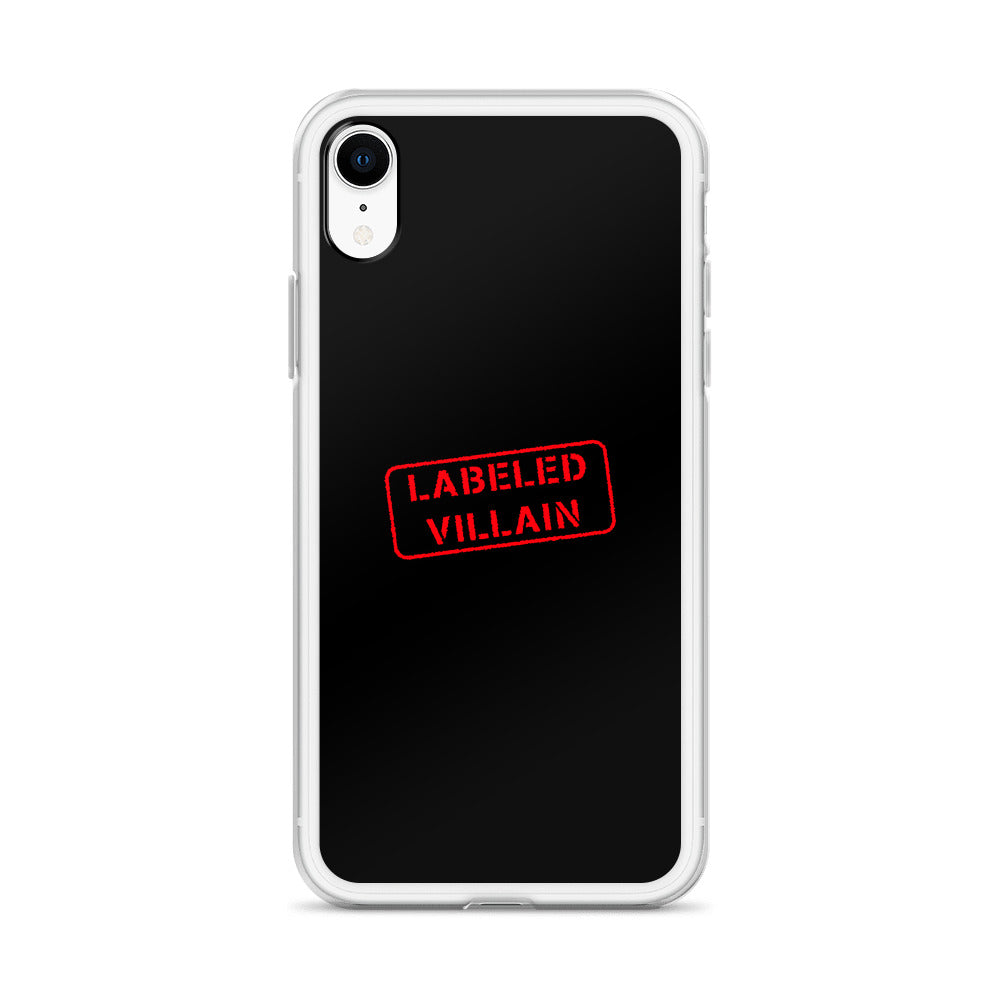 Labeled Villain iPhone Case