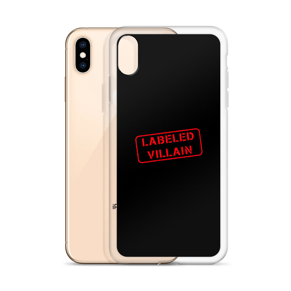 Labeled Villain iPhone Case